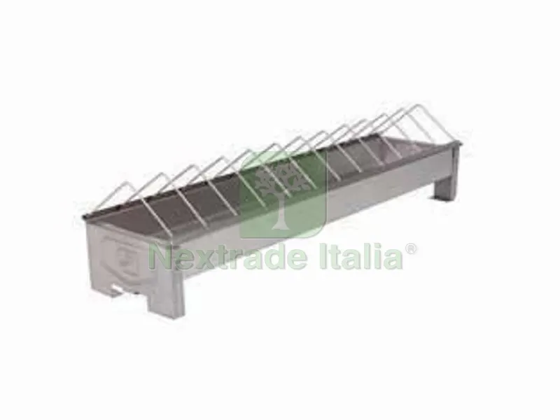 4PZ MANGIATOIA A BARRETTA PER PULCINI CM.50 - cm.50x8x7h. — Mangimi e alimentazione — rif. FERX.FER231077