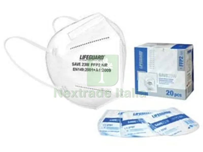 20PZ protettive classe ffp2 modello kn95 - colore bianco — Protezioni corpo — rif. FERX.FER231282 20PZ protettive classe ffp2 modello kn95 - colore bianco — Protezioni corpo — rif. FERX.FER231282