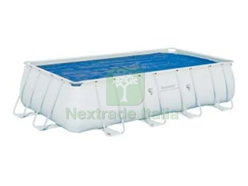 telo termico copertura piscina rettangolare "steel frame" - per piscine cm.732x366 (art.58228) — Tempo libero outdoor — rif. FERX.FER231442 telo termico copertura piscina rettangolare "steel frame" - per piscine cm.732x366 (art.58228) — Tempo libero outdoor — rif. FERX.FER231442