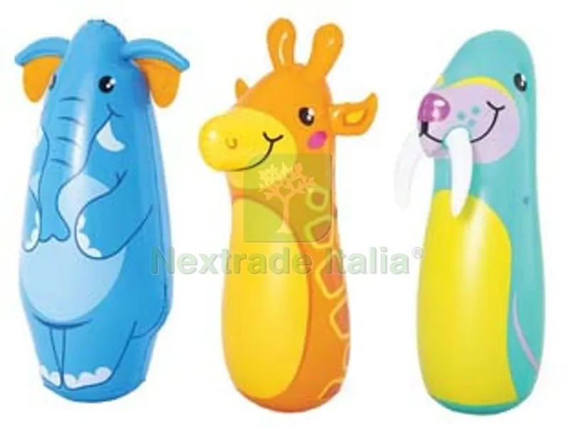 sempreimpiedi gonfiabili "punching ball safari" + 3 anni - cm.89h. - peso kg.0.280 (art.52152) — Tempo libero outdoor — rif. FERX.FER231718 sempreimpiedi gonfiabili "punching ball safari" + 3 anni - cm.89h. - peso kg.0.280 (art.52152) — Tempo libero outdoor — rif. FERX.FER231718
