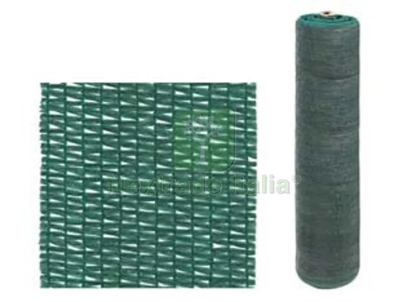 ARRIGONI RETE OMBRAFORTE 90% VERDE ASOLE RINFORZATE - mt.100x1h. — Accessori recinzione — rif. FERX.FER231800