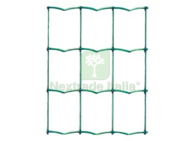 Rete Elettrosaldata Plastificata Verde Ondulata Maglia MM.50X75 Maglia 75X50 Filo ? MM.2,1 Esterno - CM.200H. — Reti e recinzioni — rif. FERX.FER232227