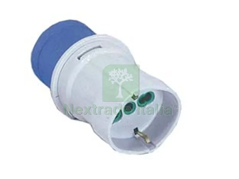 Adattatore Industriale con Spina CEE 309 IP44 e Presa Bipasso e Schuko - 16A 73100 — Illuminazione — rif. FERX.FER232586 Adattatore Industriale con Spina CEE 309 IP44 e Presa Bipasso e Schuko - 16A 73100 — Illuminazione — rif. FERX.FER232586