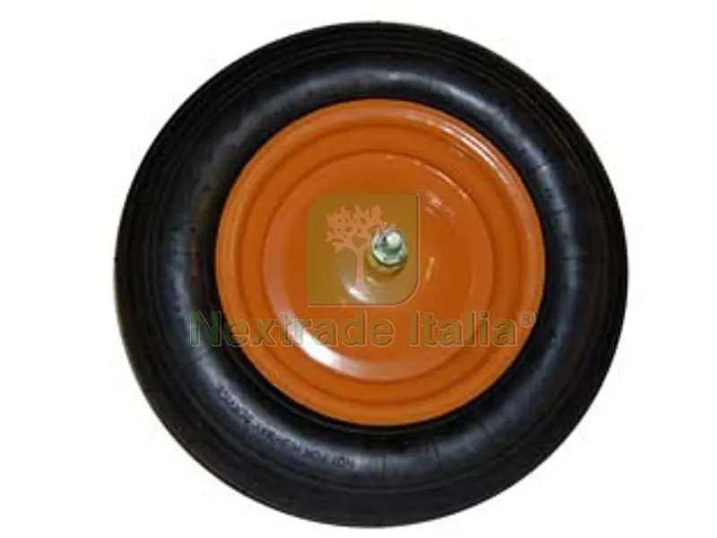 Ruota per Carriola Pneumatica Perno MM.12X170 - perno mm.12x170, interasse mm.110 — Attrezzi da giardino — rif. FERX.FER233491 Ruota per Carriola Pneumatica Perno MM.12X170 - perno mm.12x170, interasse mm.110 — Attrezzi da giardino — rif. FERX.FER233491