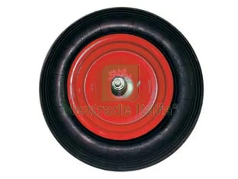 Ruota per Carriola Pneumatica Perno MM.12X260 - perno mm.12x260, interasse mm.190 — Attrezzi da giardino — rif. FERX.FER233507 Ruota per Carriola Pneumatica Perno MM.12X260 - perno mm.12x260, interasse mm.190 — Attrezzi da giardino — rif. FERX.FER233507