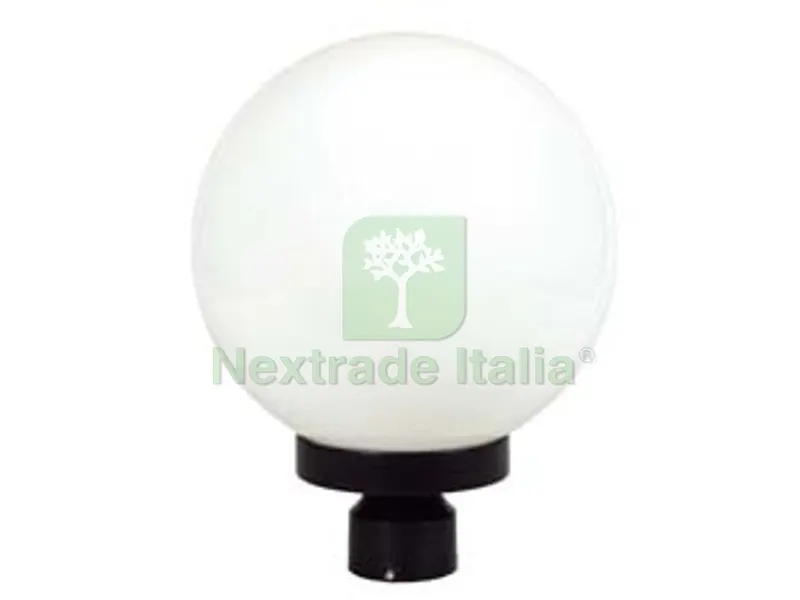 Lanterna per Palo MM.60 Modello Sfera - 100w IP44 mm.250x345h. colore nero — Illuminazione — rif. FERX.FER234450 Lanterna per Palo MM.60 Modello Sfera - 100w IP44 mm.250x345h. colore nero — Illuminazione — rif. FERX.FER234450