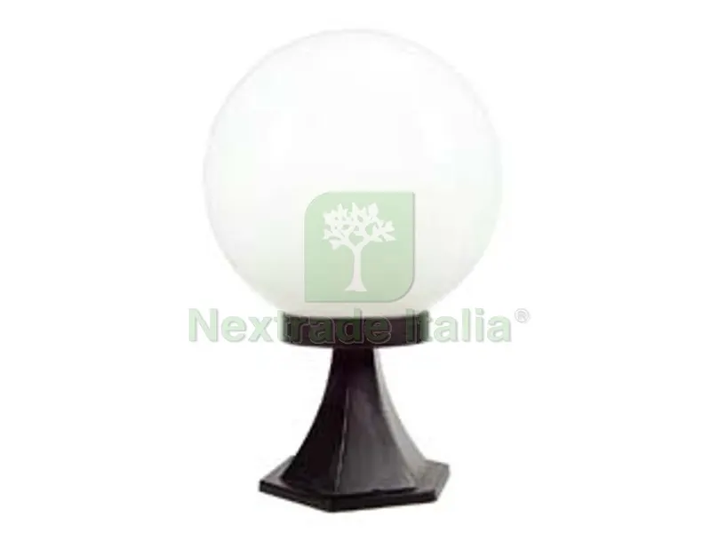 Lanterna con Supporto da Appoggio Modello Sfera - 100w IP44 mm.250x354h. colore nero — Illuminazione — rif. FERX.FER234467 Lanterna con Supporto da Appoggio Modello Sfera - 100w IP44 mm.250x354h. colore nero — Illuminazione — rif. FERX.FER234467