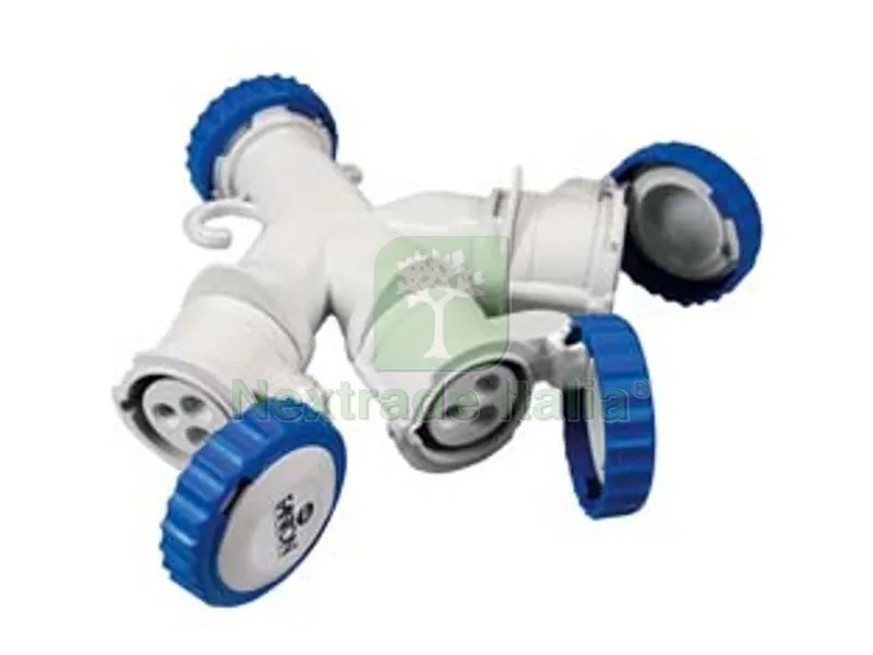 ADATTATORE INDUSTRIALE 220V CON SPINA E 3 PRESE CEE 309 IP67 - 16A colore blu 73120 — Interruttori e prese — rif. FERX.FER236355 ADATTATORE INDUSTRIALE 220V CON SPINA E 3 PRESE CEE 309 IP67 - 16A colore blu 73120 — Interruttori e prese — rif. FERX.FER236355