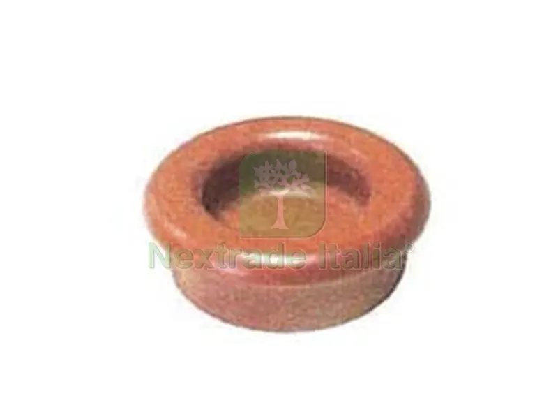5PZ Maniglie per Mobili in Legno Tonde a Incasso - ? mm.35x15h. finitura frassino — Maniglie e pomelli — rif. FERX.FER236539