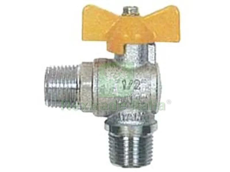 3PZ Valvola a Sfera GAS a Squadra M/M con Maniglia a T ART.060 - MM 1/2" — Maniglie e pomelli — rif. FERX.FER237680 3PZ Valvola a Sfera GAS a Squadra M/M con Maniglia a T ART.060 - MM 1/2" — Maniglie e pomelli — rif. FERX.FER237680