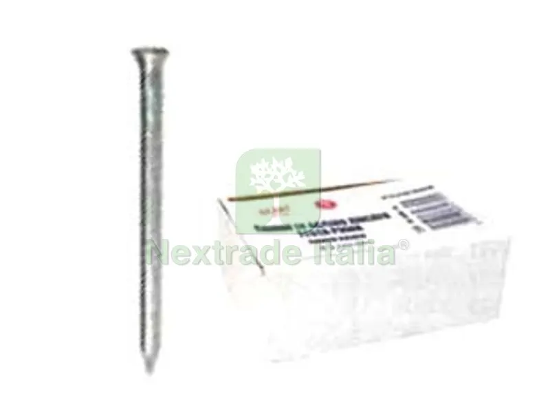 Chiodi Acciaio Zincato Testa Piana mm.3,5x50 kg.2,5 — Chiodi e graffe — rif. FERX.FER239547