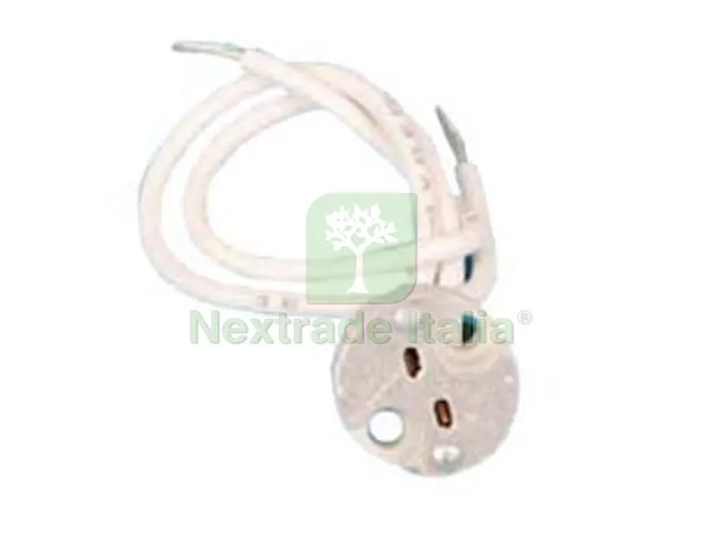 5PZ Portalampada in Steatite per Lampade Alogene 12V colore bianco — Illuminazione — rif. FERX.FER239608