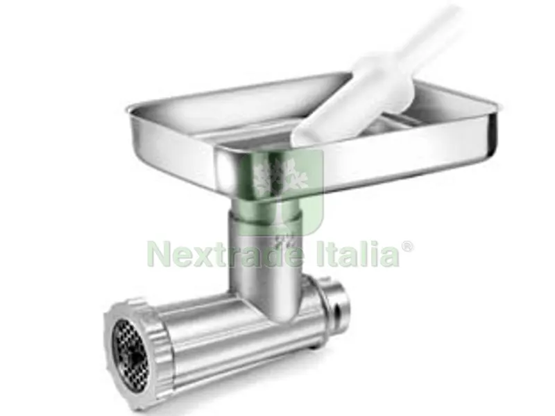 accessorio tritacarne tramoggia in acciaio inox - n.22 - elica in acciaio forgiato (art.19520/es) — Cucina e coltelleria — rif. FERX.FER239851