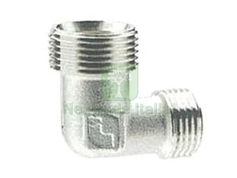 6PZ RACCORDO A "L" MASCHIO ART.540 - M 1/2" x M 1/2" — Tubi e raccordi — rif. FERX.FER239974