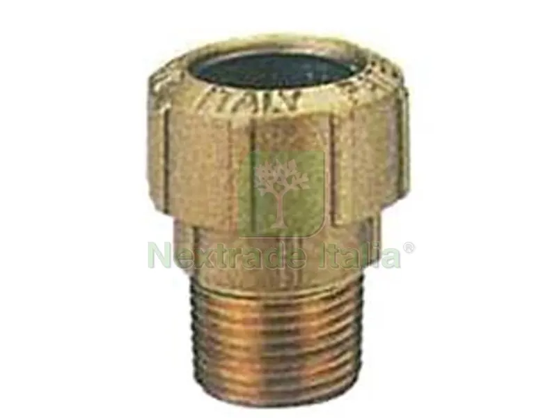 5PZ RACCORDO VX DRITTO MASCHIO PER TUBO POLIETILENE ART.015 - M 3/4" x ø mm.25 — Teli e film di protezione — rif. FERX.FER240529