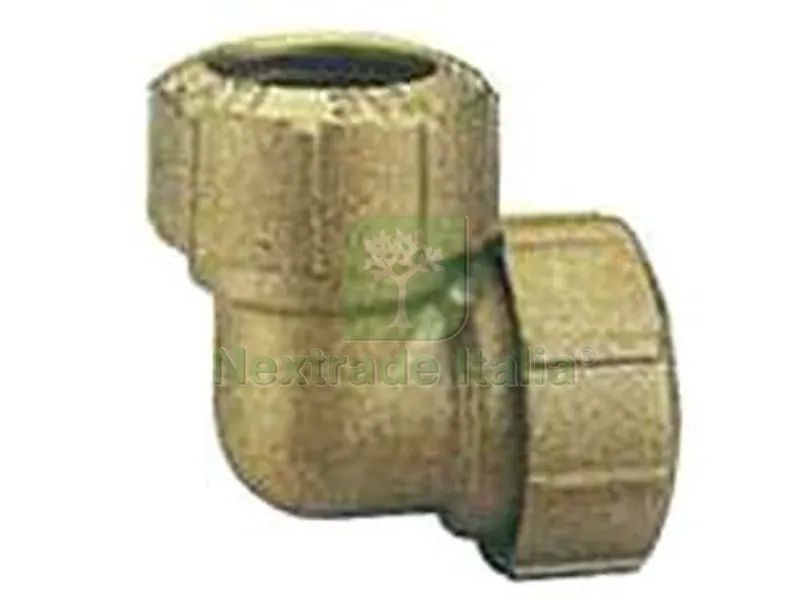 Raccordo VX di Accoppiamento a "L" per Tubo Polietilene ART.050 - ø mm.25 — Teli e film di protezione — rif. FERX.FER240765 Raccordo VX di Accoppiamento a "L" per Tubo Polietilene ART.050 - ø mm.25 — Teli e film di protezione — rif. FERX.FER240765