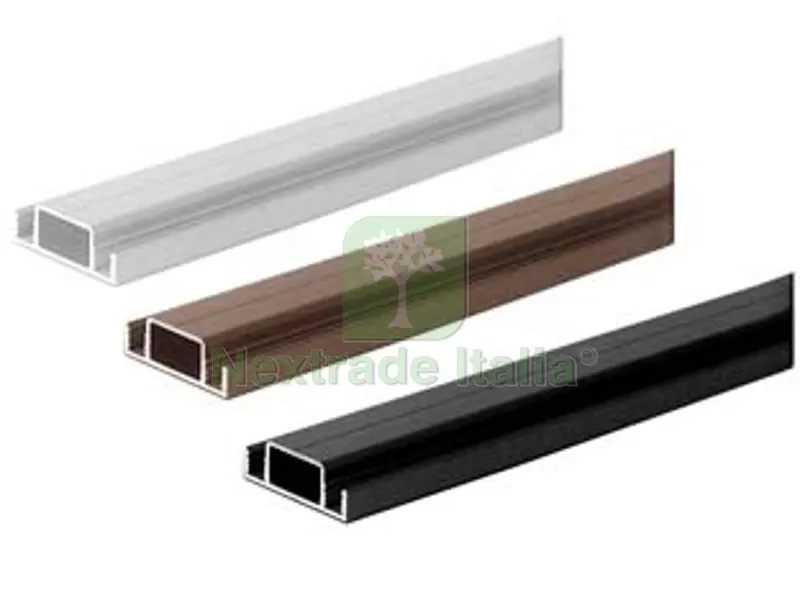 4PZ PROFILO TRAVERSO IN ALLUMINIO X ZANZARIERA LINEA B - cm.2.6x1x200 bianco RAL9010 — Tende e zanzariere — rif. FERX.FER241694