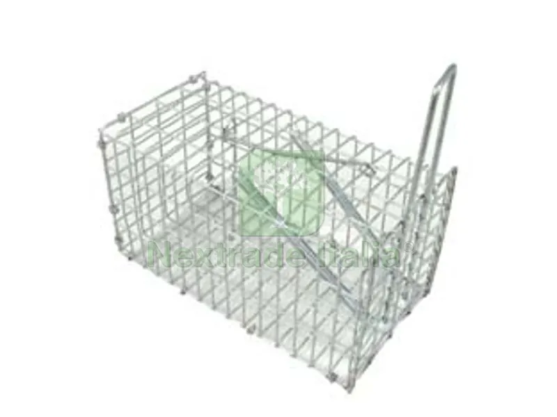2PZ normali a galleria per topi in acciaio zincato - cm.20x10x10h. — Protezione piante e sementi — rif. FERX.FER241915