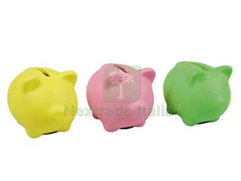 9PZ Salvadanaio Maialino Mini Piggy - cm.8x7x7h. — Casalinghi e organizzazione — rif. FERX.FER241977 9PZ Salvadanaio Maialino Mini Piggy - cm.8x7x7h. — Casalinghi e organizzazione — rif. FERX.FER241977