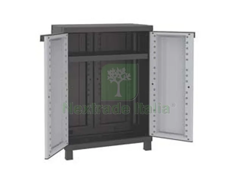 Armadio Tuttopiani Basso Serie Twist Black 680 - mm.680x390x915h. — Arredo — rif. FERX.FER242172 Armadio Tuttopiani Basso Serie Twist Black 680 - mm.680x390x915h. — Arredo — rif. FERX.FER242172