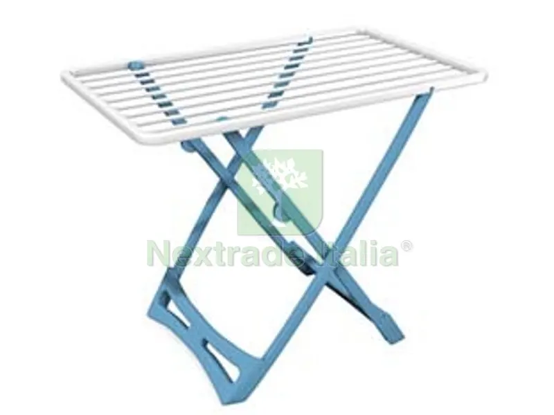 STENDIBIANCHERIA "CUCCIOLO" IN RESINA MT.10 - cm.92x50x81h. — Stendibiancheria e bucato — rif. FERX.FER242554