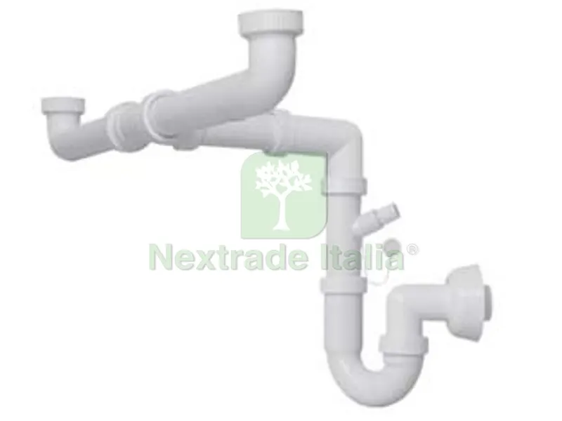 SIFONE MOPLEN LIBERO 2 VIE CON SCARICO - 1"1/2 per lavello — Sanitari e ceramiche — rif. FERX.FER243087 SIFONE MOPLEN LIBERO 2 VIE CON SCARICO - 1"1/2 per lavello — Sanitari e ceramiche — rif. FERX.FER243087