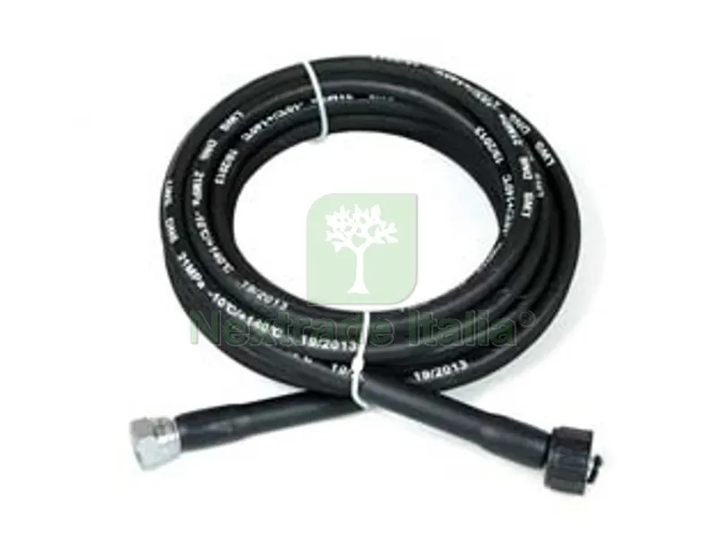 TUBO ALTA PRESSIONE RINFORZATO PER IDROPULITRICE F 3/8" - mt.8 — Smerigliatrici e seghe — rif. FERX.FER243353