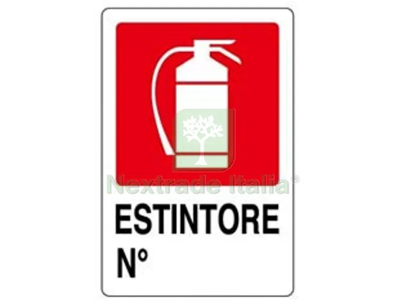 10PZ Cartello "estintore N?" - cm.20x30h. — Casalinghi e organizzazione — rif. FERX.FER243650 10PZ Cartello "estintore N?" - cm.20x30h. — Casalinghi e organizzazione — rif. FERX.FER243650