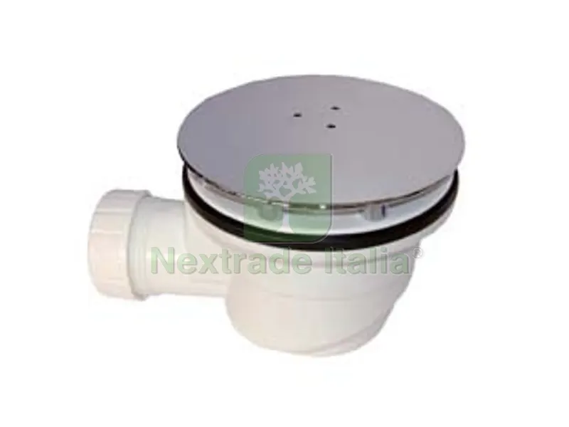 PILETTA SIFONATA PER PIATTO DOCCIA CON PIATTELLO LISCIO CROMATO - 1"-1/2 - foro piatto doccia ? mm.60 — Rubinetti e valvole — rif. FERX.FER243742 PILETTA SIFONATA PER PIATTO DOCCIA CON PIATTELLO LISCIO CROMATO - 1"-1/2 - foro piatto doccia ? mm.60 — Rubinetti e valvole — rif. FERX.FER243742