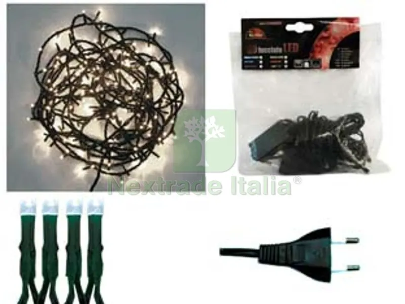 LUCCIOLE A LED BIANCO FREDDO LUCE FISSA PER INTERNO - 20 led - mt.1,5 + 2 — Casalinghi e organizzazione — rif. FERX.FER243780 LUCCIOLE A LED BIANCO FREDDO LUCE FISSA PER INTERNO - 20 led - mt.1,5 + 2 — Casalinghi e organizzazione — rif. FERX.FER243780