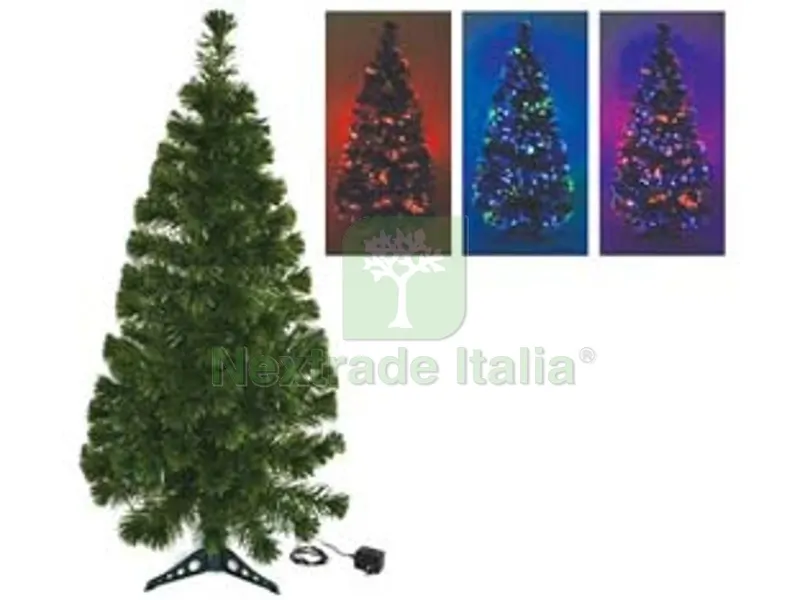 Albero di Natale a Fibre Ottiche Multicolor - cm.100h. base in plastica — Decorazioni natalizie — rif. FERX.FER244039 Albero di Natale a Fibre Ottiche Multicolor - cm.100h. base in plastica — Decorazioni natalizie — rif. FERX.FER244039