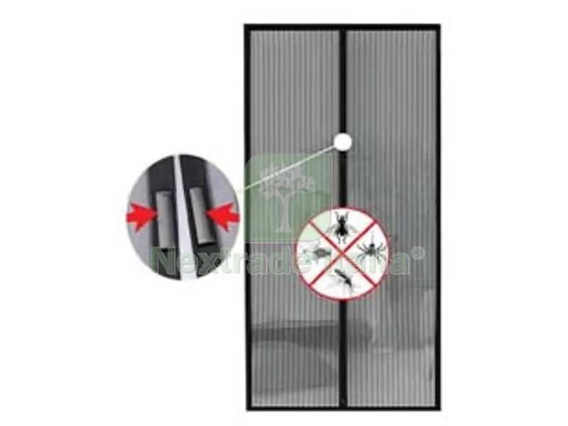 2PZ zanzariera magnetica in poliestere - cm.130x230 bianca — Tende e zanzariere — rif. FERX.FER260060