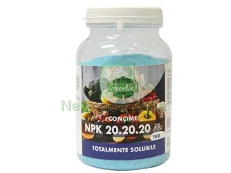 6PZ Concime Polvere Blu 20.20.20 — Protezione piante e sementi — rif. FERX.FER245159