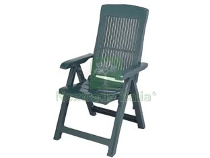 POLTRONA DA GIARDINO "TAMPA" VERDE - cm.60x61x109h. - peso kg.6 — Arredo giardino — rif. FERX.FER246835 POLTRONA DA GIARDINO "TAMPA" VERDE - cm.60x61x109h. - peso kg.6 — Arredo giardino — rif. FERX.FER246835