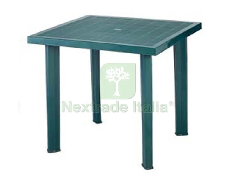 Tavolo da Giardino "fiocco" Verde CM.80X75X72H. - cm.80x75x72h. - peso kg.6,2 — Arredo giardino — rif. FERX.FER246873