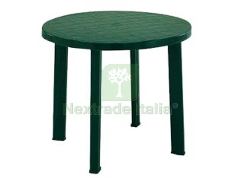 Tavolo da Giardino "tondo" Verde CM.90X72H. - ? cm.90x72h. - peso kg.6,3 — Arredo giardino — rif. FERX.FER246880