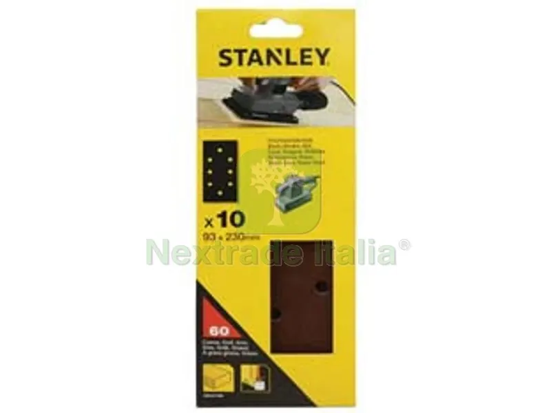 SET 10 FOGLI ABRASIVI PER LEVIGATRICE ORBITALE - grana 60 (STA31100) — Smerigliatrici e seghe — rif. FERX.FER247726 SET 10 FOGLI ABRASIVI PER LEVIGATRICE ORBITALE - grana 60 (STA31100) — Smerigliatrici e seghe — rif. FERX.FER247726
