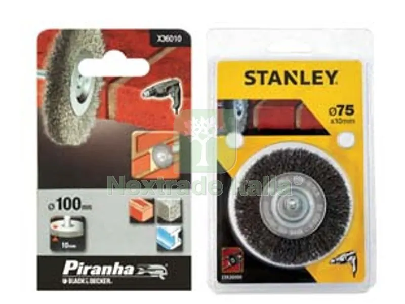 5BLISTER spazzola circolare per trapano - ? mm.50 codolo mm.6 (sta36020) — Punte, frese e dischi — rif. FERX.FER248044 5BLISTER spazzola circolare per trapano - ? mm.50 codolo mm.6 (sta36020) — Punte, frese e dischi — rif. FERX.FER248044