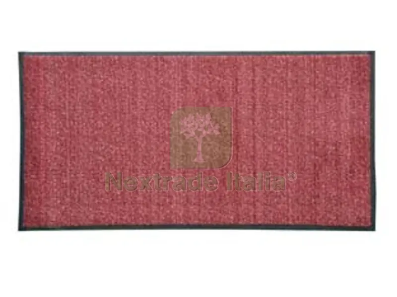 Zerbino "asciugapasso" Rettangolare in Poliestere Rosso Scuro - cm.120x180 — Casalinghi e organizzazione — rif. FERX.FER312936