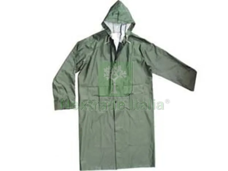 IMPERMEABILE CAPPOTTO IN PVC BISPALMATO PLP VERDE - tg. XXXL — Scarichi e sifoni — rif. FERX.FER262781