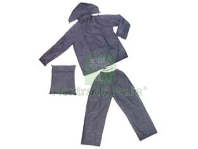 IMPERMEABILE GIACCA/PANTALONE IN NYLON BLU - tg. M — Protezioni corpo — rif. FERX.FER262828