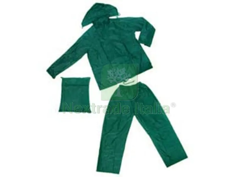 Impermeabile Giacca/Pantalone in Nylon Verde - tg. M — Protezioni corpo — rif. FERX.FER262835