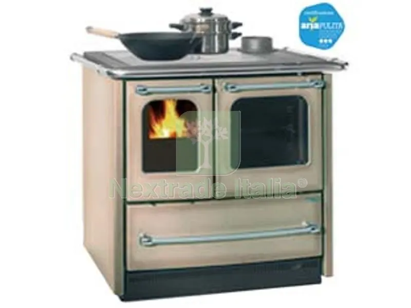 Cucina a Legna Sovrana Easy EVO 2.0 7,5 KW Cappuccino - misure cm.96,4x64,1x84,8h. - peso Kg.140 — Sanitari e ceramiche — rif. FERX.FER251327 Cucina a Legna Sovrana Easy EVO 2.0 7,5 KW Cappuccino - misure cm.96,4x64,1x84,8h. - peso Kg.140 — Sanitari e ceramiche — rif. FERX.FER251327