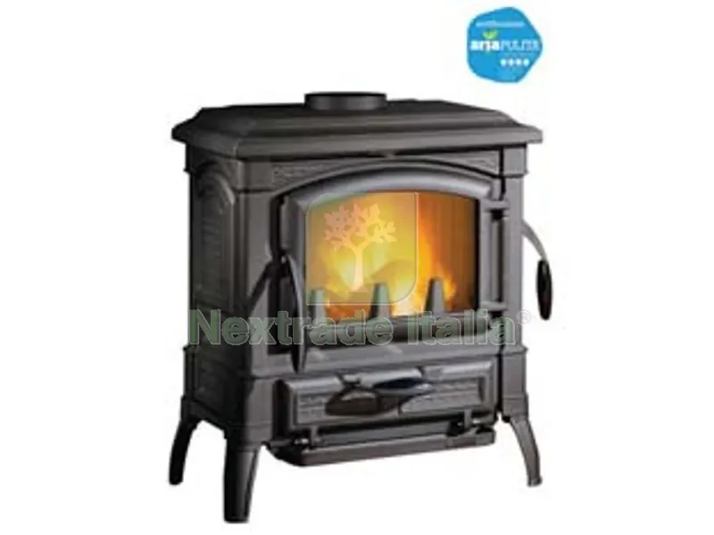 Stufa a Legna Isetta EVO 7,3 KW Antracite - misure cm.66x59x70,6h. - peso Kg.160 — Stufe e camini — rif. FERX.FER251471 Stufa a Legna Isetta EVO 7,3 KW Antracite - misure cm.66x59x70,6h. - peso Kg.160 — Stufe e camini — rif. FERX.FER251471