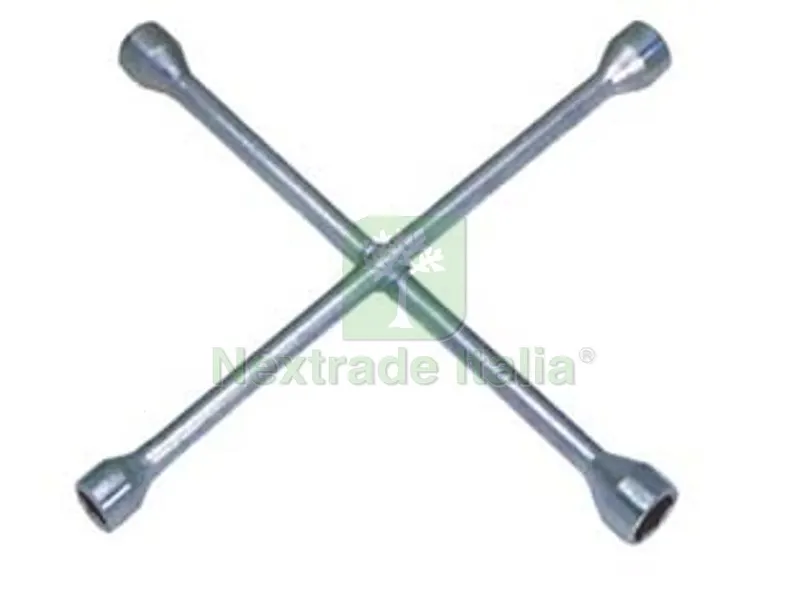 CHIAVE A CROCE PER DADI RUOTE - mm.17-19-21-23 — Bulloni, dadi e rondelle — rif. FERX.FER252560 CHIAVE A CROCE PER DADI RUOTE - mm.17-19-21-23 — Bulloni, dadi e rondelle — rif. FERX.FER252560