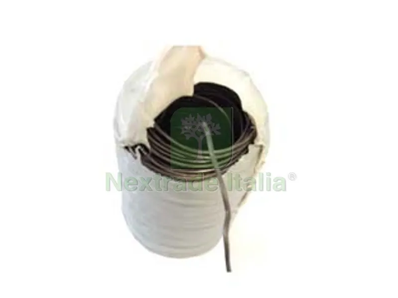 25KG FILO COTTO BIANCO DA CARPENTIERE n°4 filo a due capi ø mm.0,9 — Chiodi e graffe — rif. FERX.FER252942