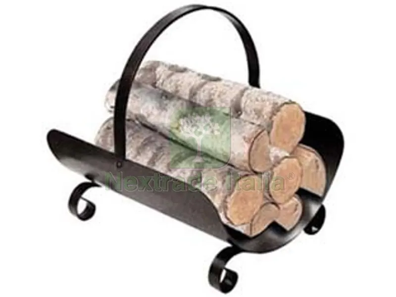 Portalegna 1 Manico con Ricci - cm.40x32x45h. (604) — Tempo libero outdoor — rif. FERX.FER253369