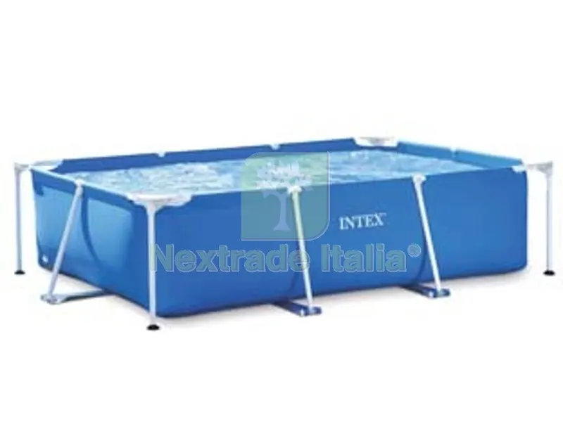 Piscina "frame" Rettangolare con Telaio Portante Senza Pompa CM.220X150X60H. - Capacit? LT.1662 - Peso KG.15,5 (28270) — Tempo libero outdoor — rif. FERX.FER253413 Piscina "frame" Rettangolare con Telaio Portante Senza Pompa CM.220X150X60H. - Capacit? LT.1662 - Peso KG.15,5 (28270) — Tempo libero outdoor — rif. FERX.FER253413