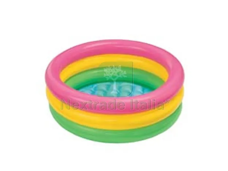 piscina gonfiabile baby tonda 3 anelli 1-3 anni - cm.61x22h. - capienza lt.28 - peso kg.0,5(57107) — Gonfiabili e galleggianti — rif. FERX.FER253604 piscina gonfiabile baby tonda 3 anelli 1-3 anni - cm.61x22h. - capienza lt.28 - peso kg.0,5(57107) — Gonfiabili e galleggianti — rif. FERX.FER253604