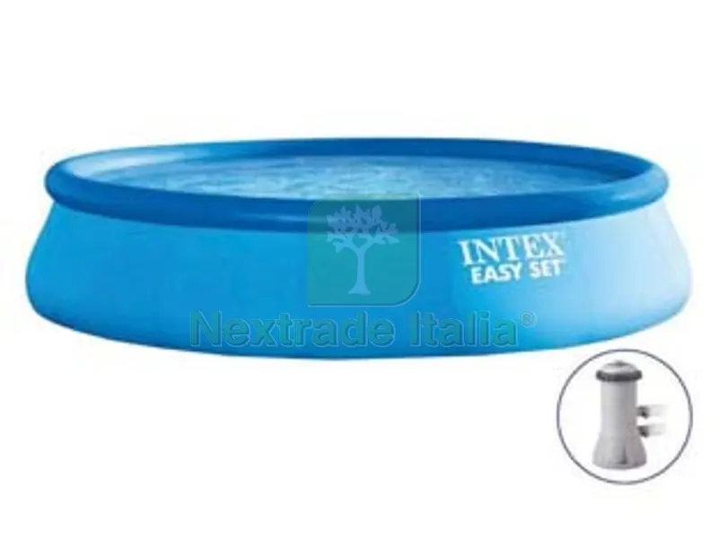 Piscina "easy SET" Rotonda Autoportante con Pompa Filtro CM.457X84H. - Capacit? LT.9792 - Peso KG.22,5 (28158) — Tempo libero outdoor — rif. FERX.FER253666 Piscina "easy SET" Rotonda Autoportante con Pompa Filtro CM.457X84H. - Capacit? LT.9792 - Peso KG.22,5 (28158) — Tempo libero outdoor — rif. FERX.FER253666